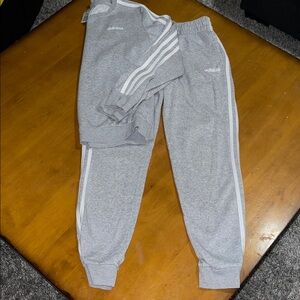 Adidas juniors Gray Sweatpants & Joggers